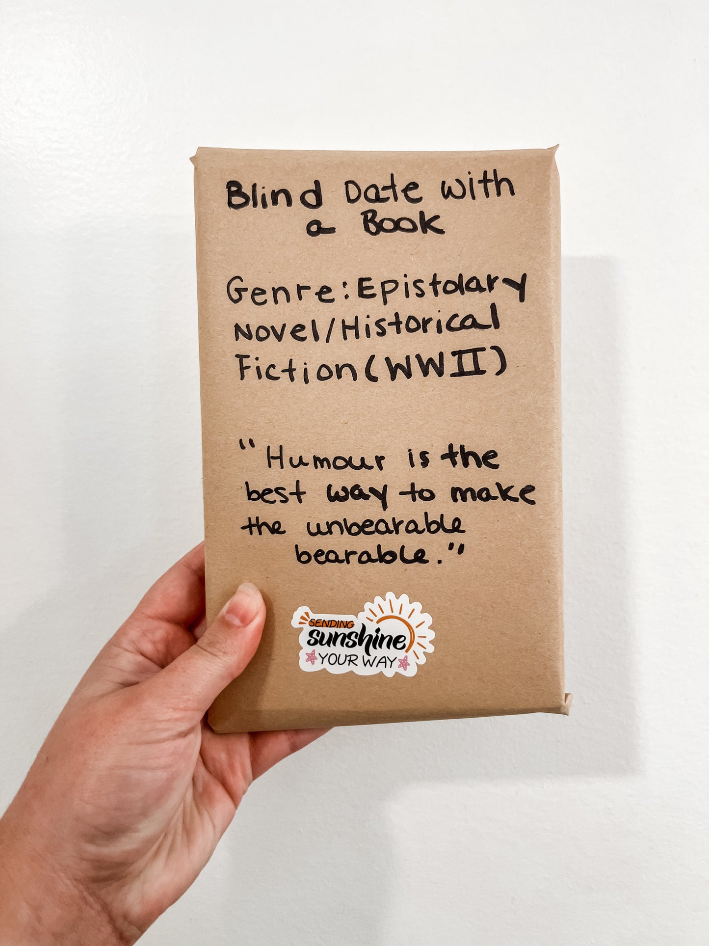 Blind Date Book Historical Fiction