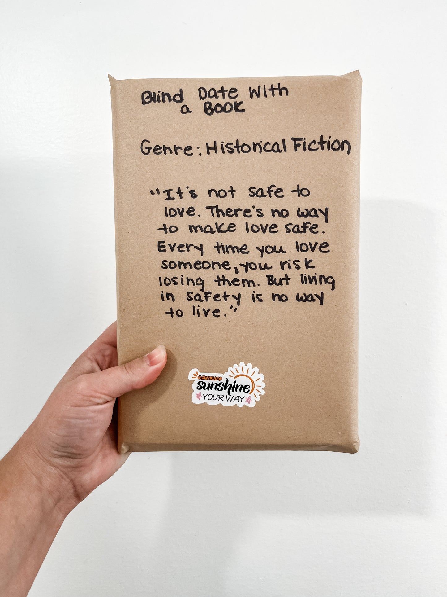 Blind Date Book Historical Fiction