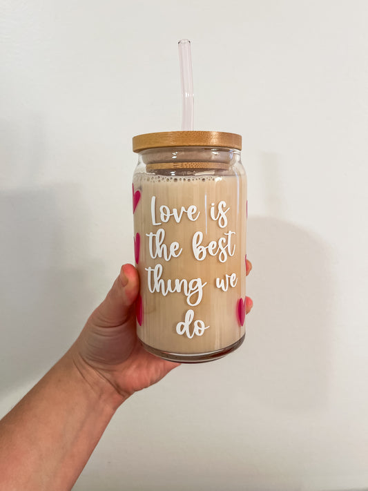 Love is the Best Thing We Do Coloring-Changing Libbey Glass