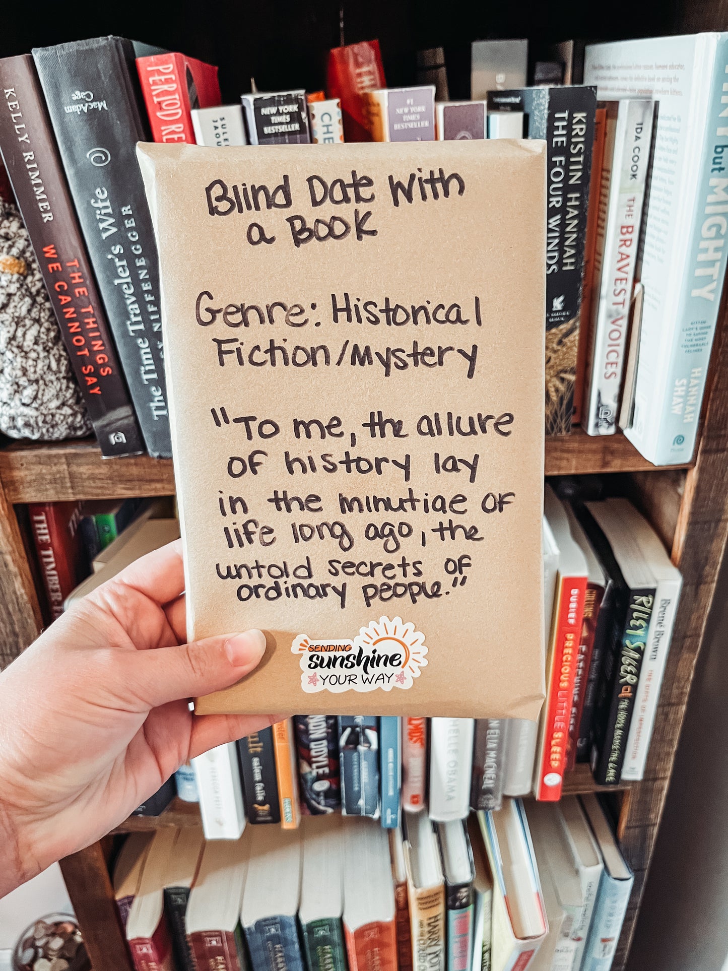 Blind Date Book Historical Fiction/Mystery