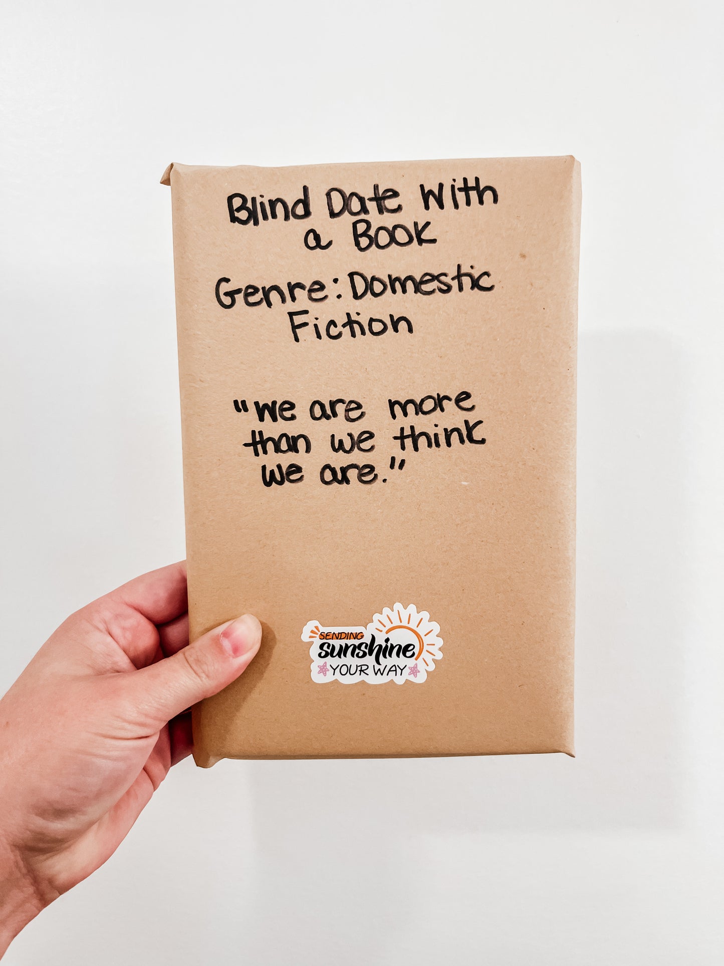Blind Date Book Domestic Fiction