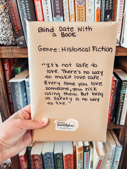 Blind Date Book Historical Fiction