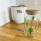 Floral Cactus Libbey Glass