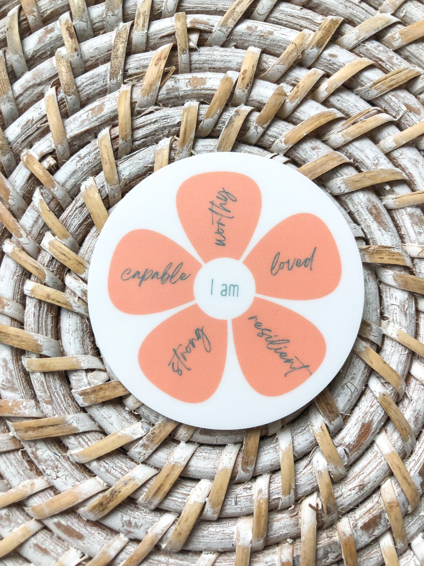 Flower Affirmations Sticer