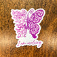 I am Evolving Butterfly Sticker
