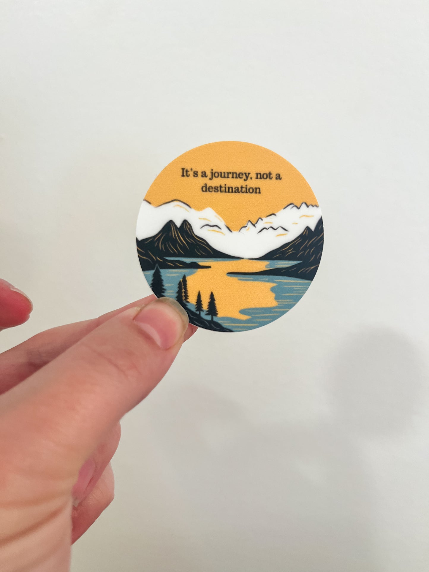 It's a Journey, not a Destination Sticker