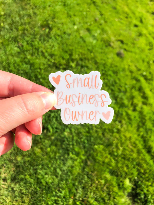 Small Business Owner Sticker