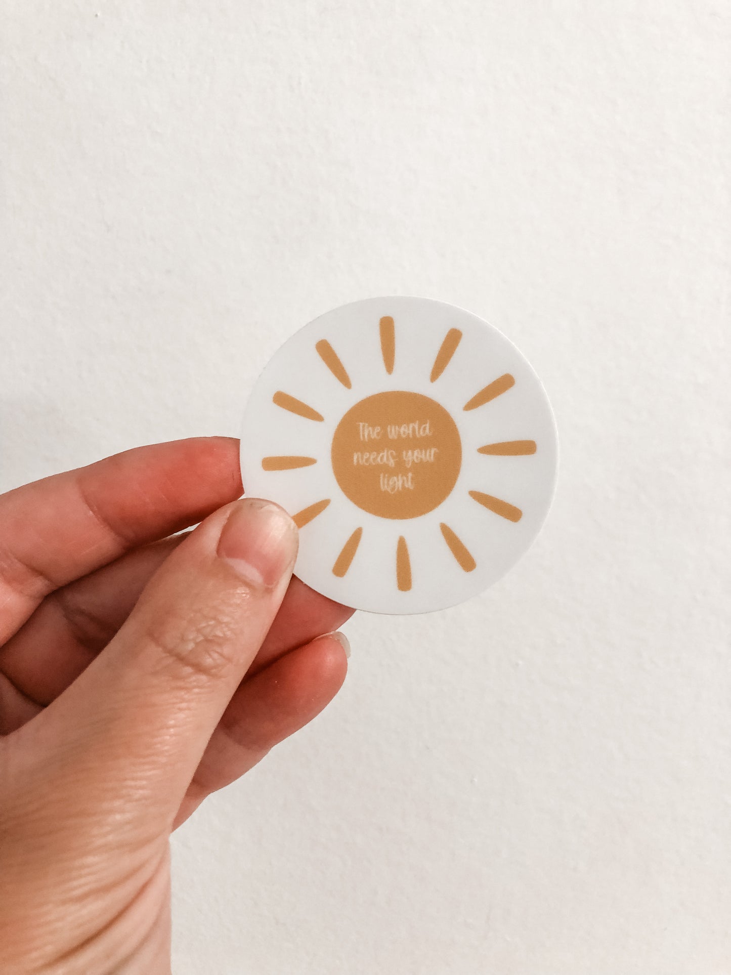 The World Needs Your Light Sticker