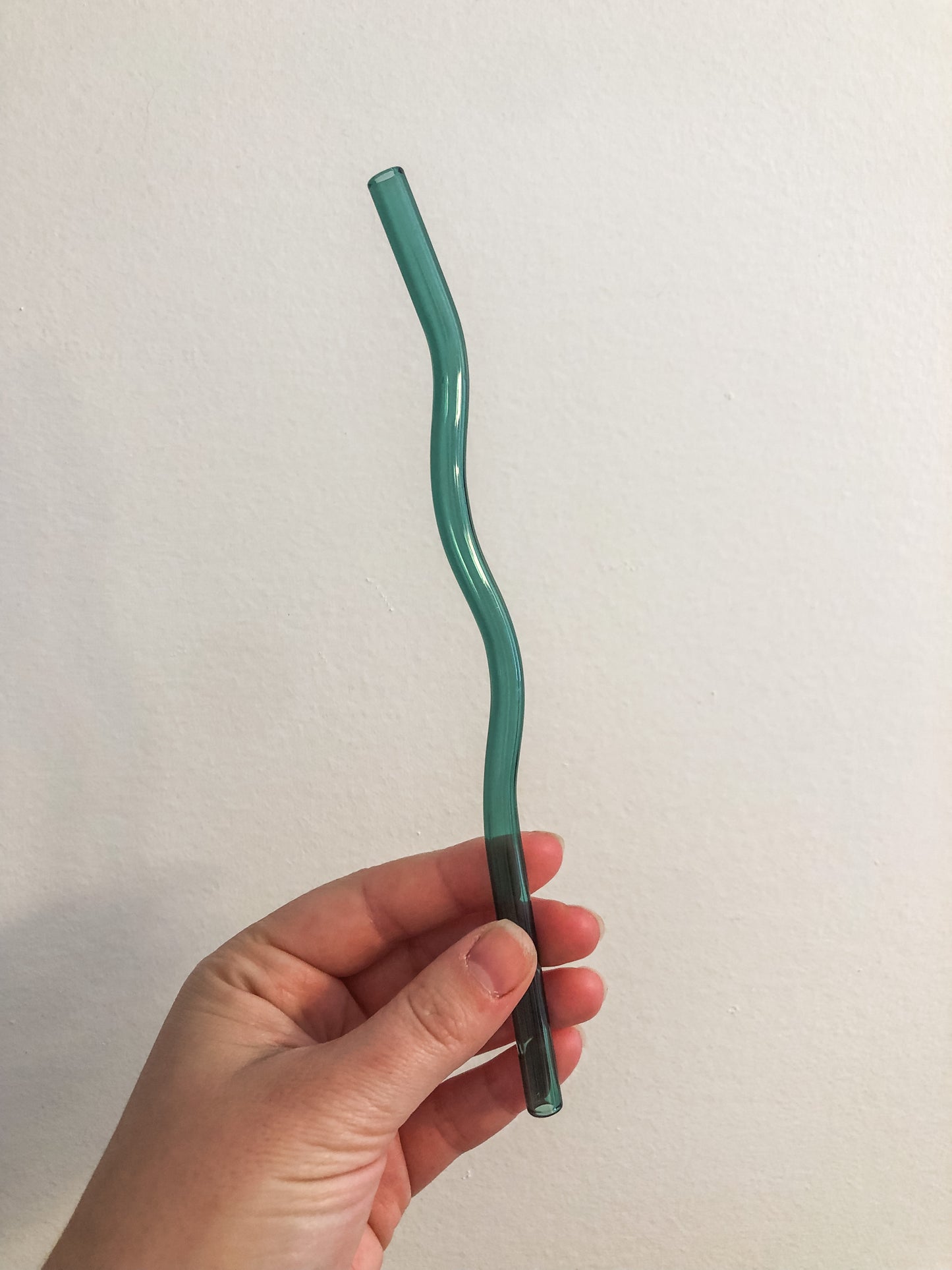 Wavy Glass Straws