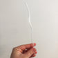 Wavy Glass Straws