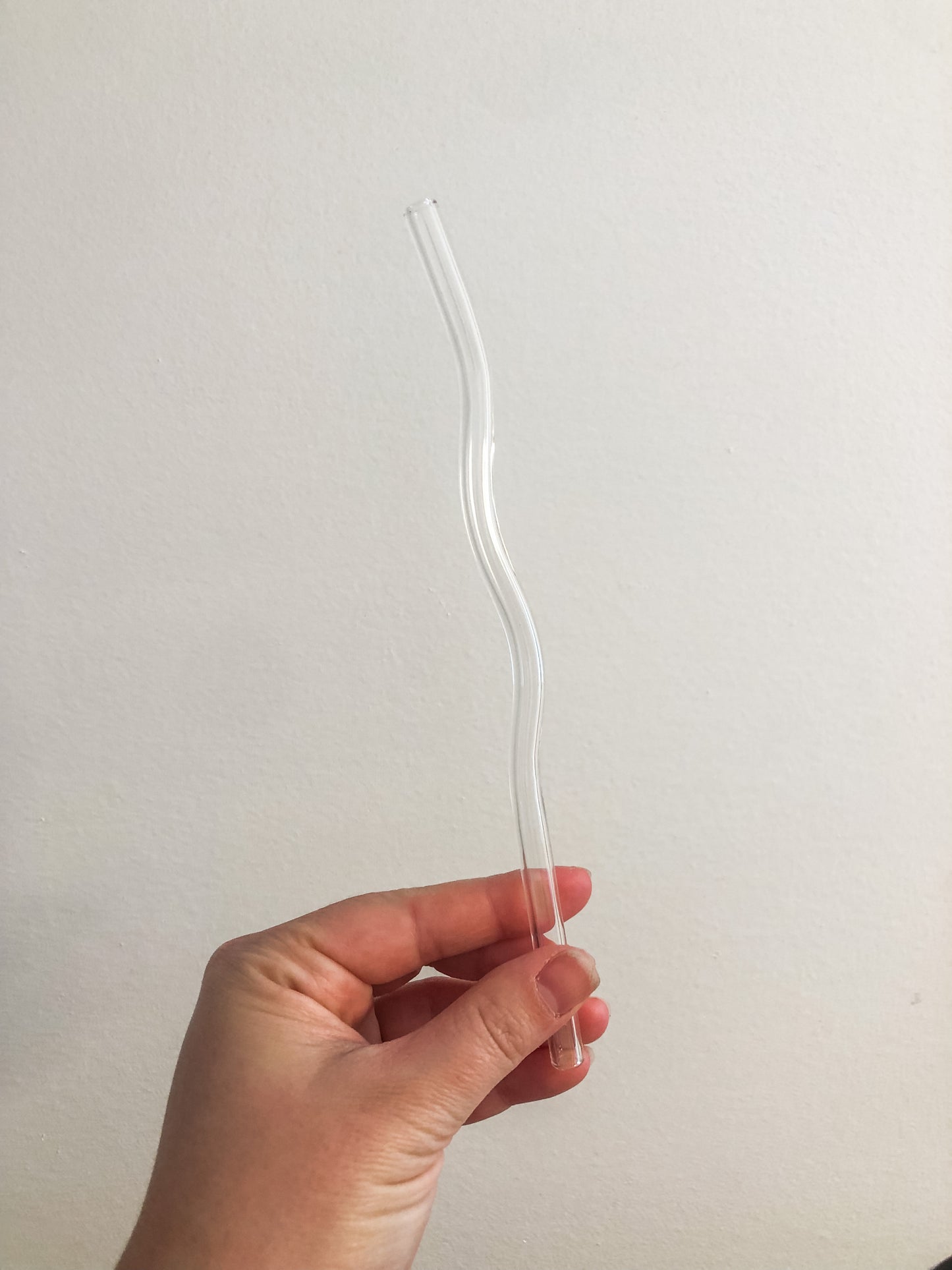 Wavy Glass Straws