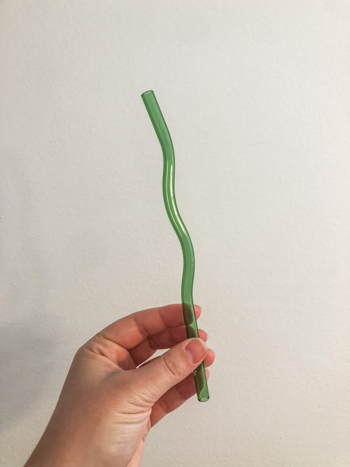 Wavy Glass Straws