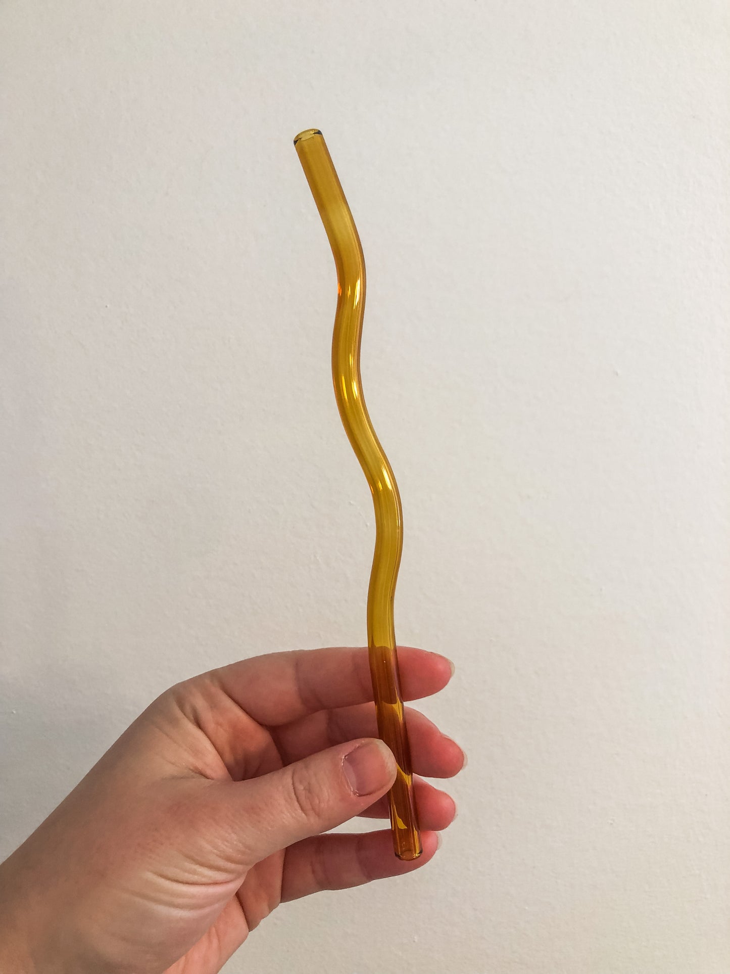 Wavy Glass Straws