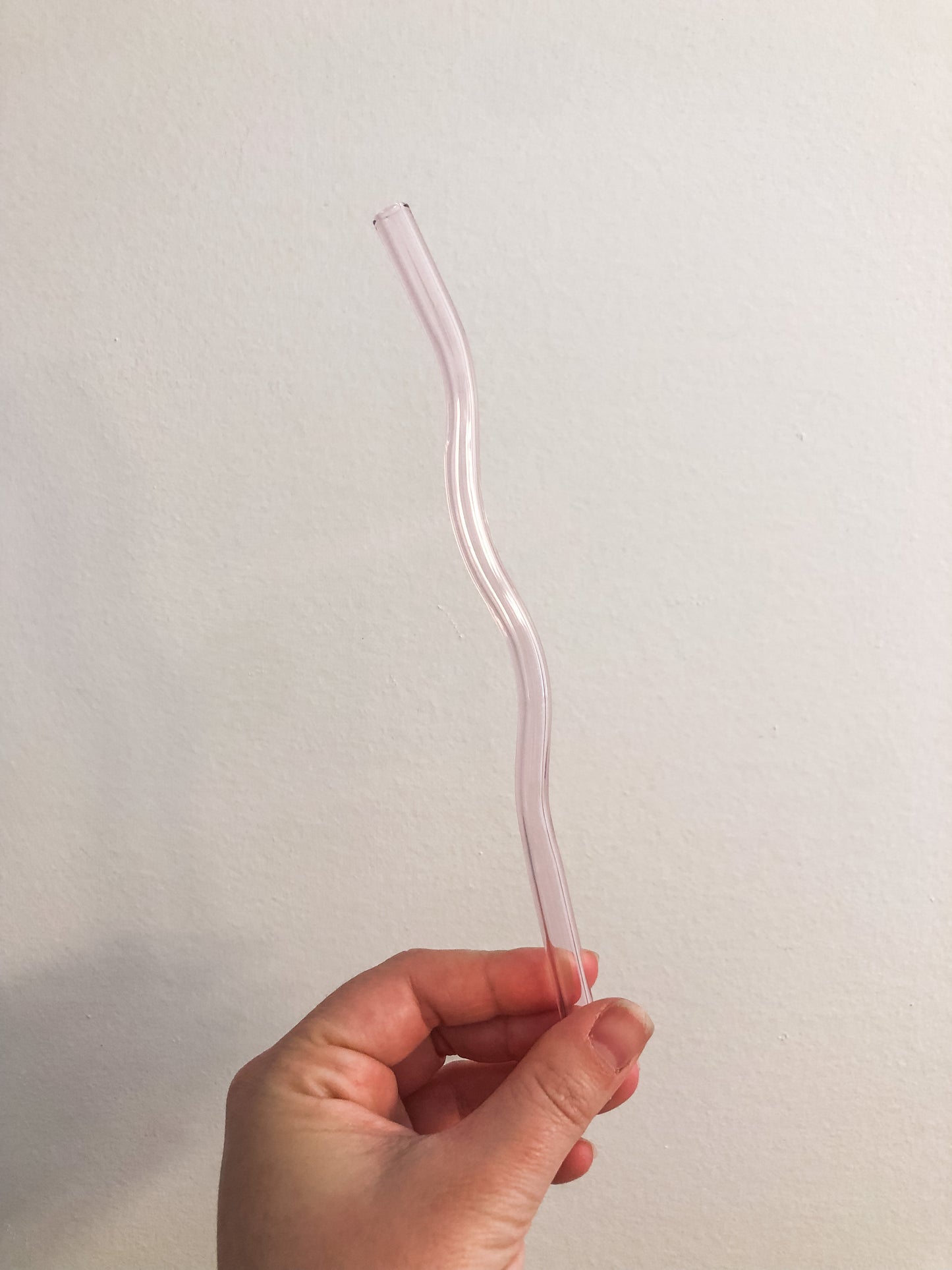 Wavy Glass Straws