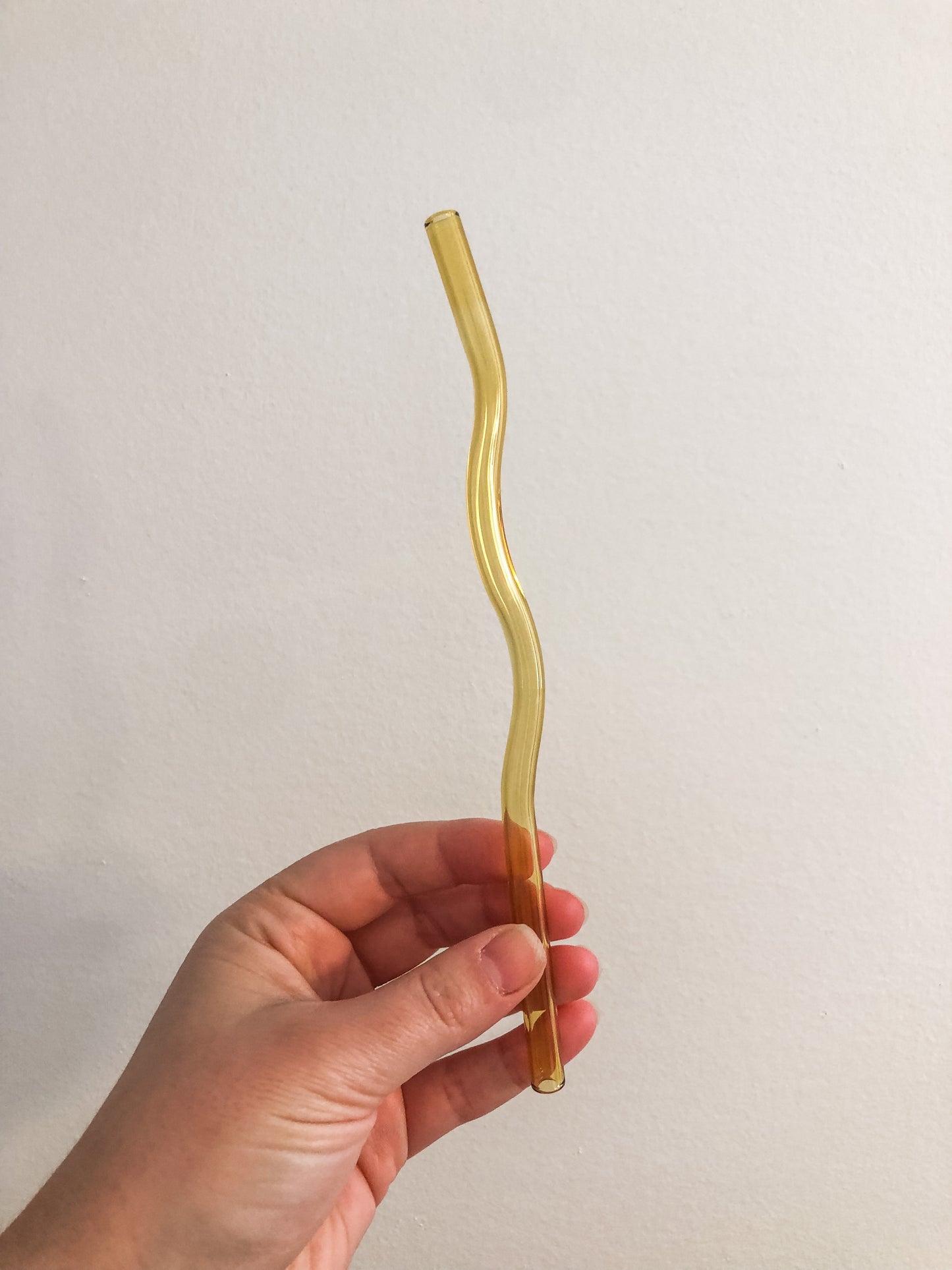 Wavy Glass Straws