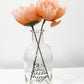 It's The Little Things Vase and Pink Flowers
