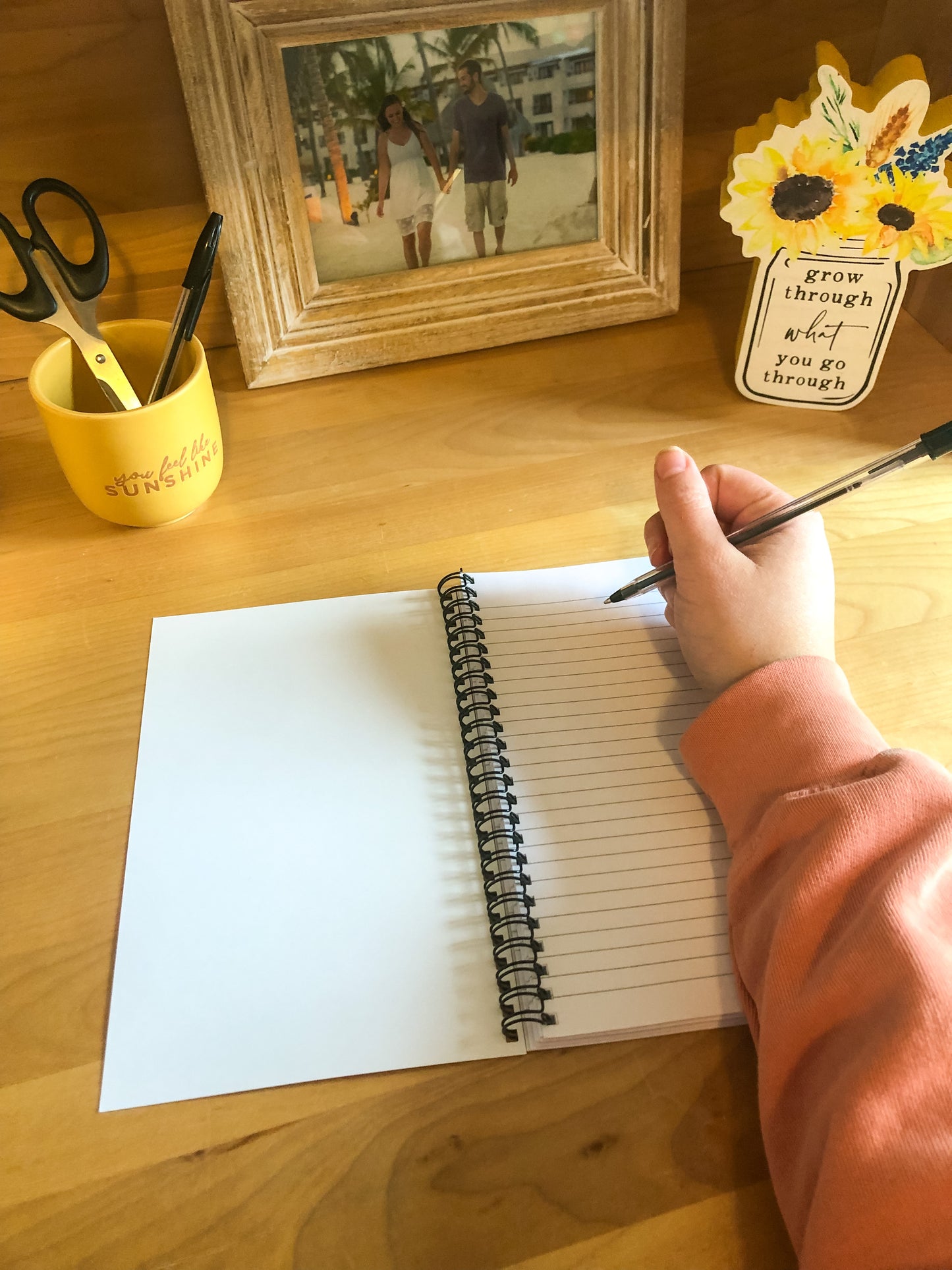 Create Your Own Sunshine Spiral Notebook