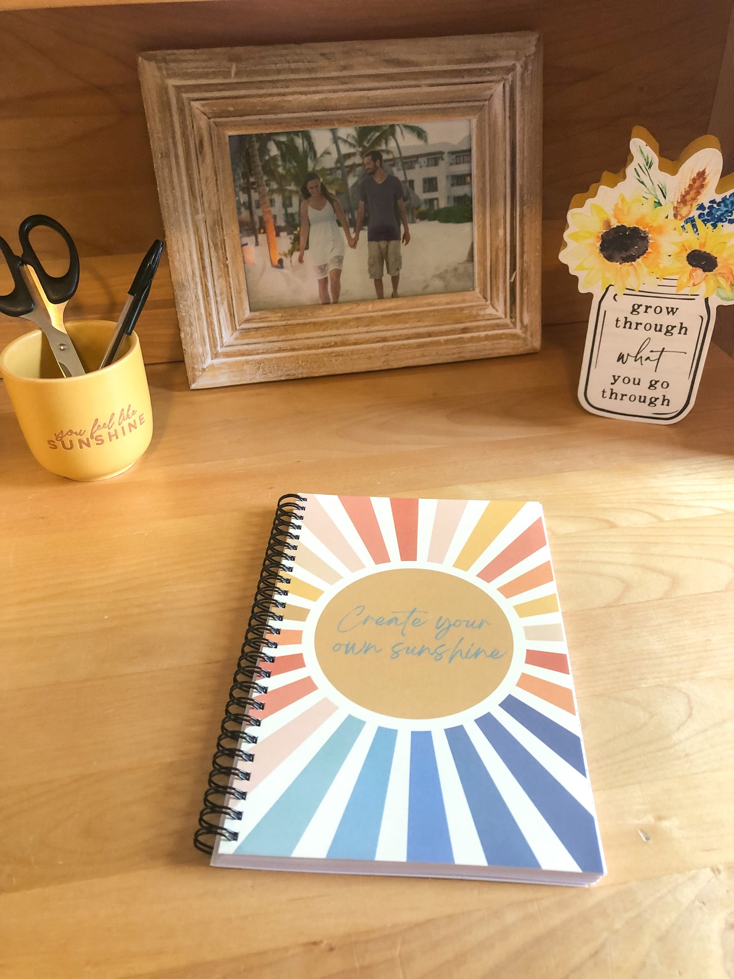 Create Your Own Sunshine Spiral Notebook