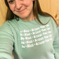 Dusty Blue Do What Brings You Joy Crewneck