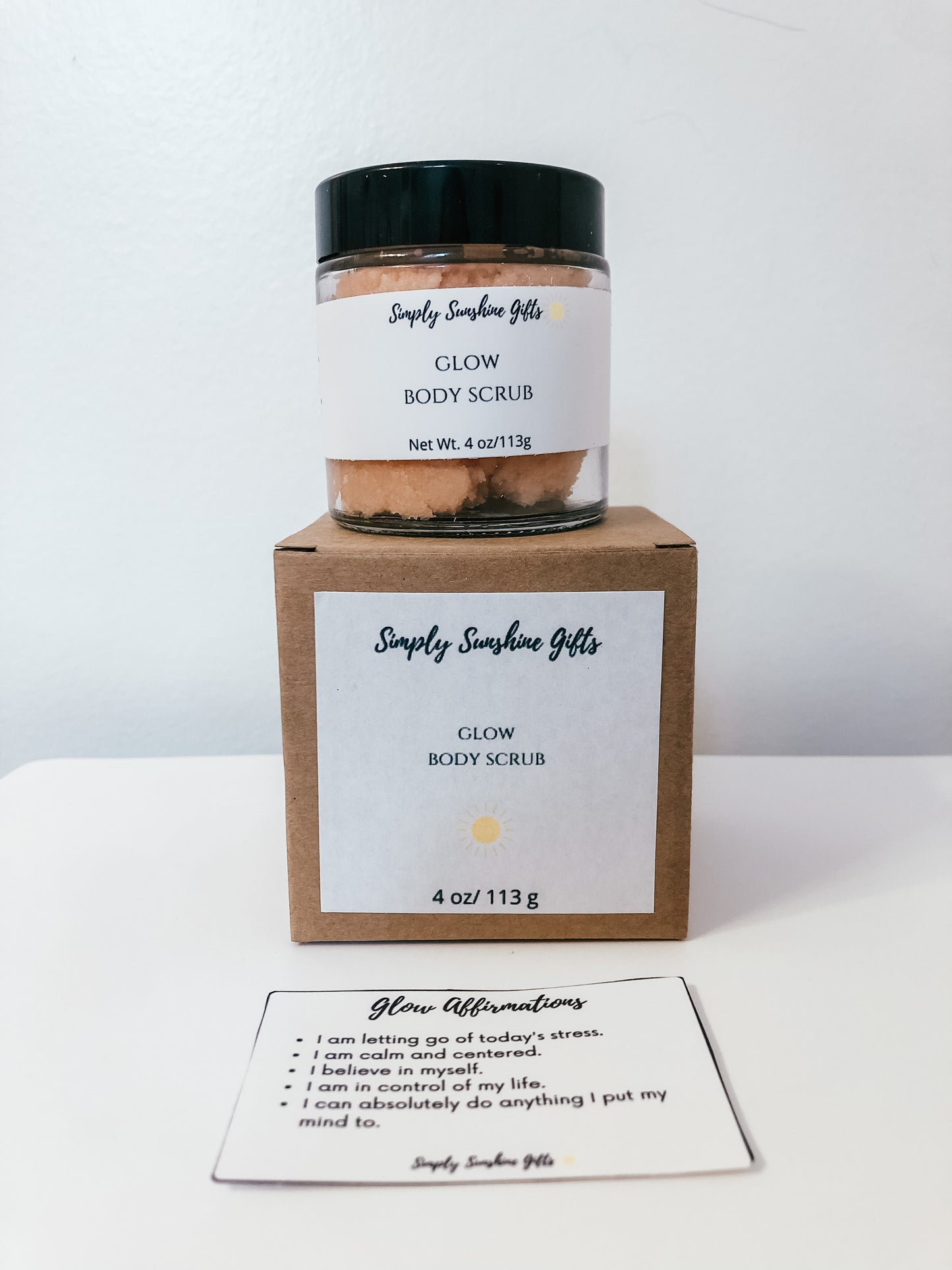 Glow Orange Vanilla Body Scrub