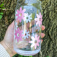 Pink Daisies Libbey Glass