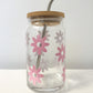 Pink Daisies Libbey Glass