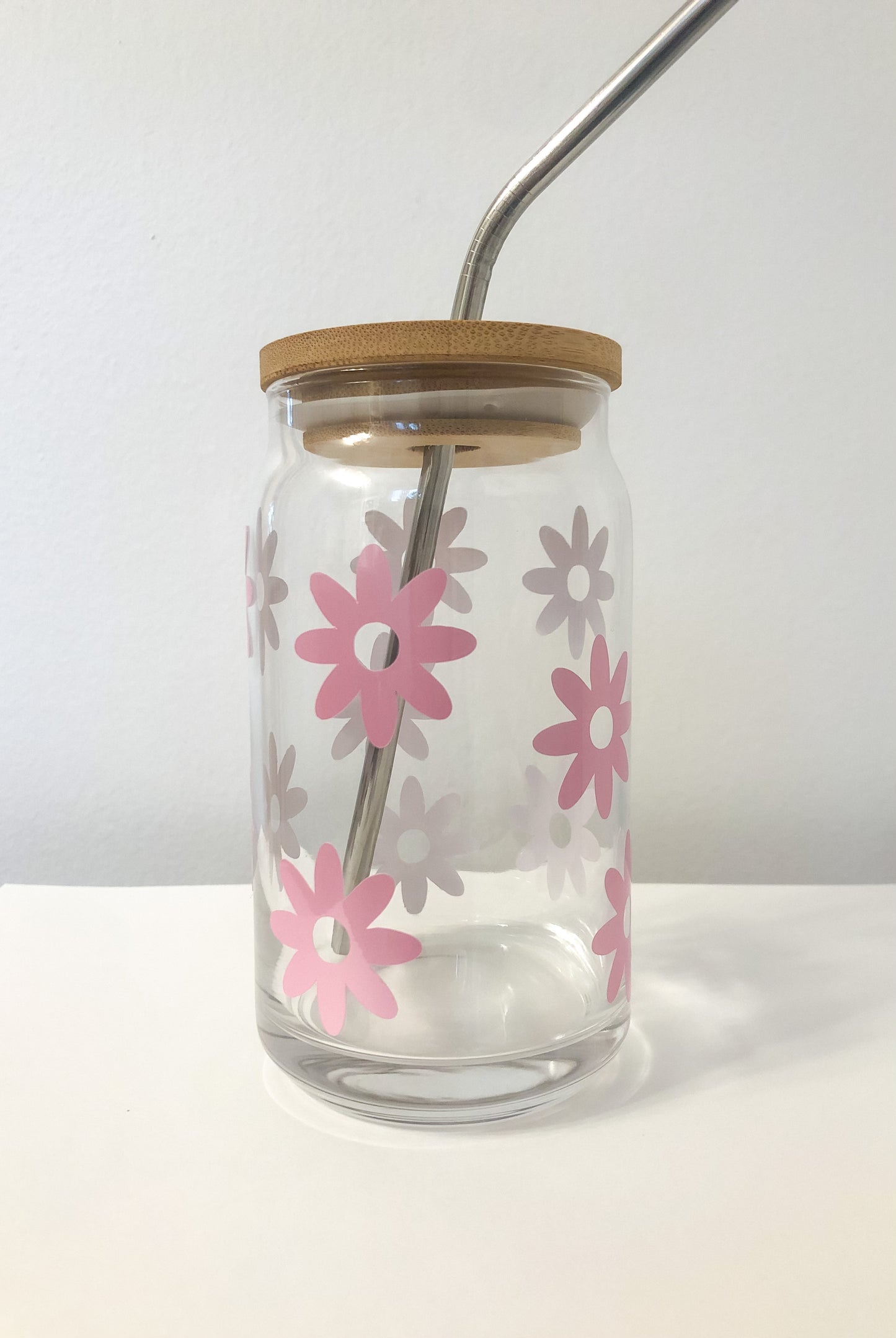 Pink Daisies Libbey Glass