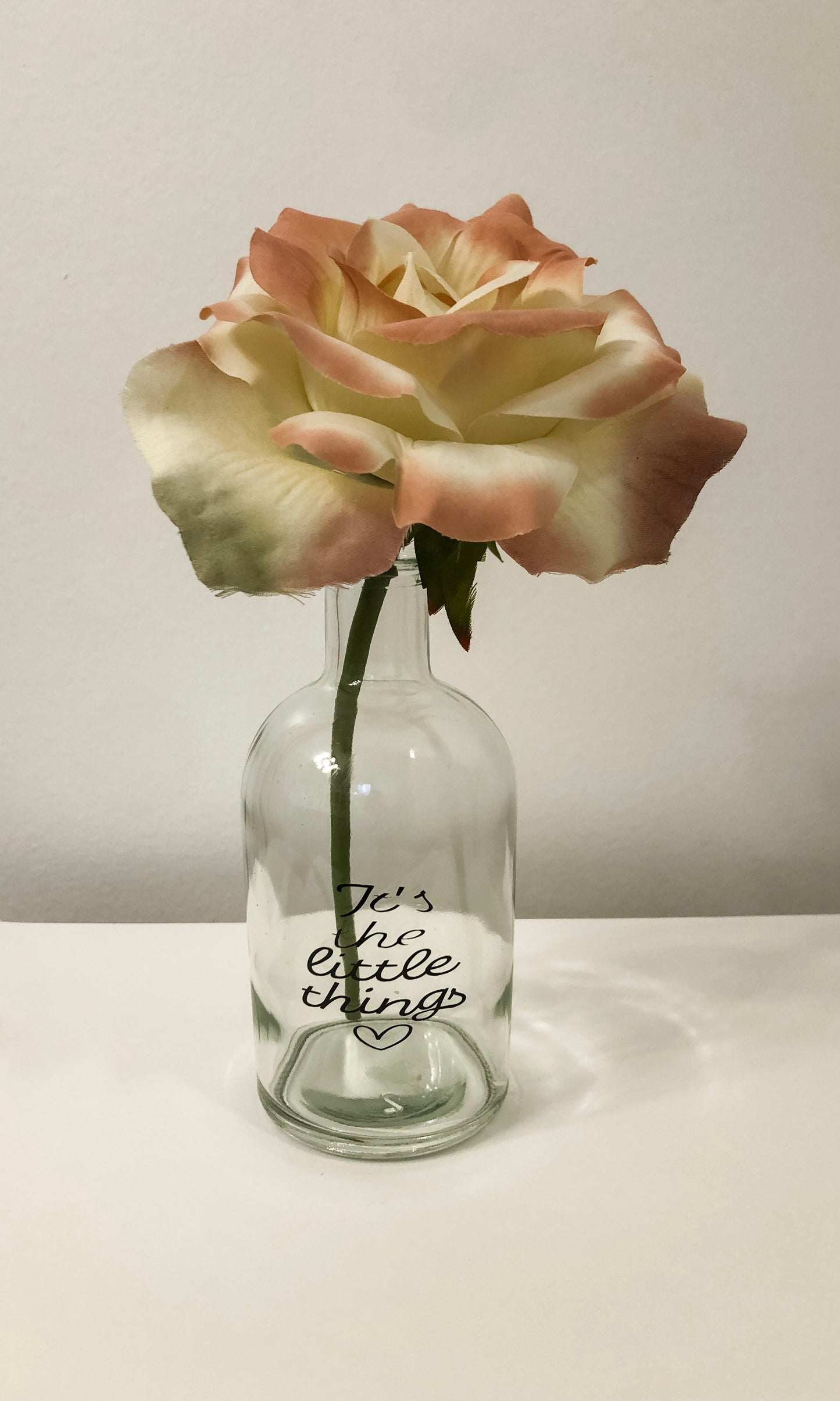 It's The Little Things Pink Rose and Vase