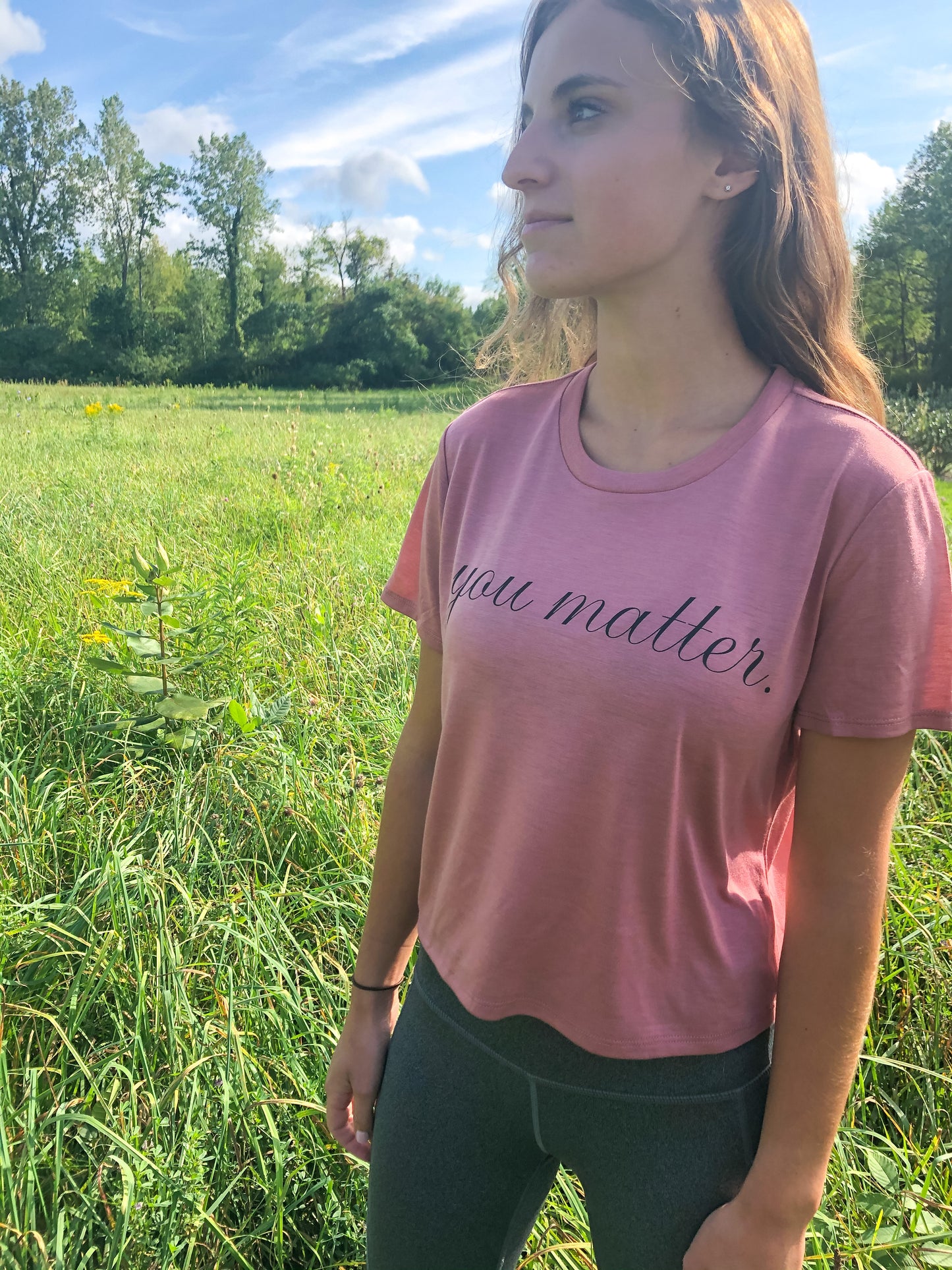 You Matter Crop-Top