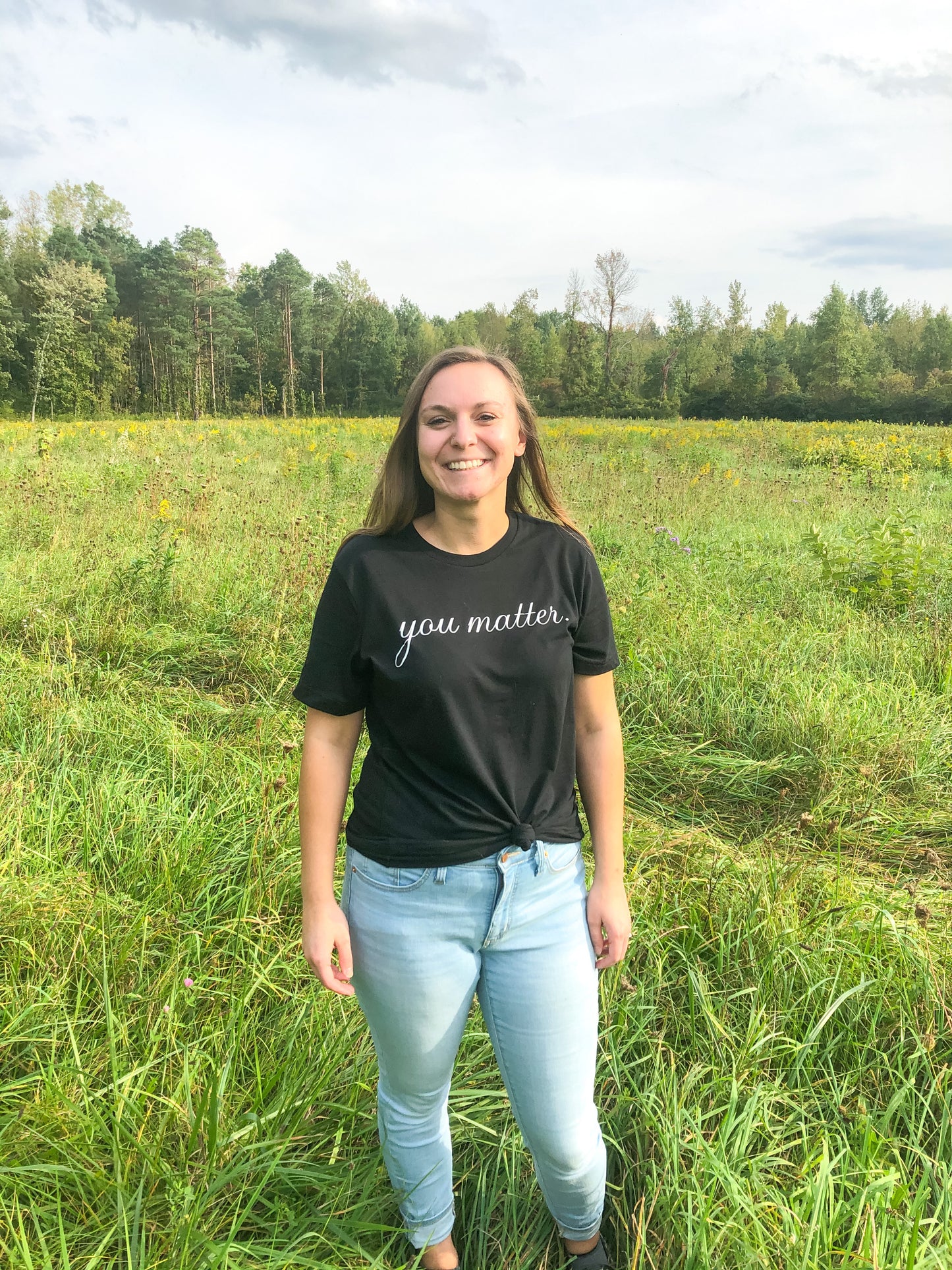 You Matter Black T-Shirt